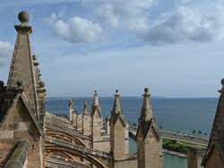 Contrafuertes de la Catedral de Mallorca
