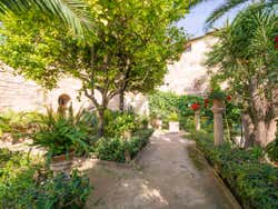 Zona de los jardines