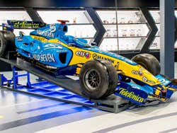 Vehículo de Fernando Alonso