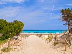 Vue depuis la Cala Agulla