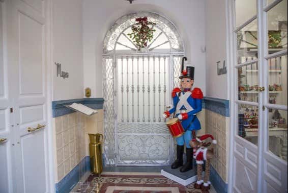 Acceso al Museo PlomHist de Manzanares