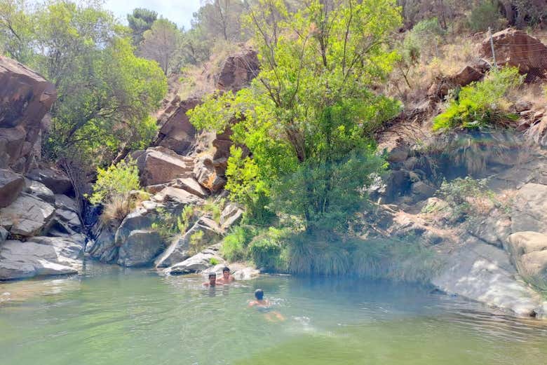 Take a dip in a river