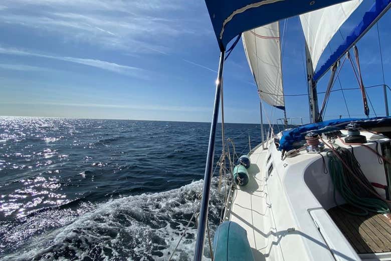 Sail the waters off the coast of Malaga