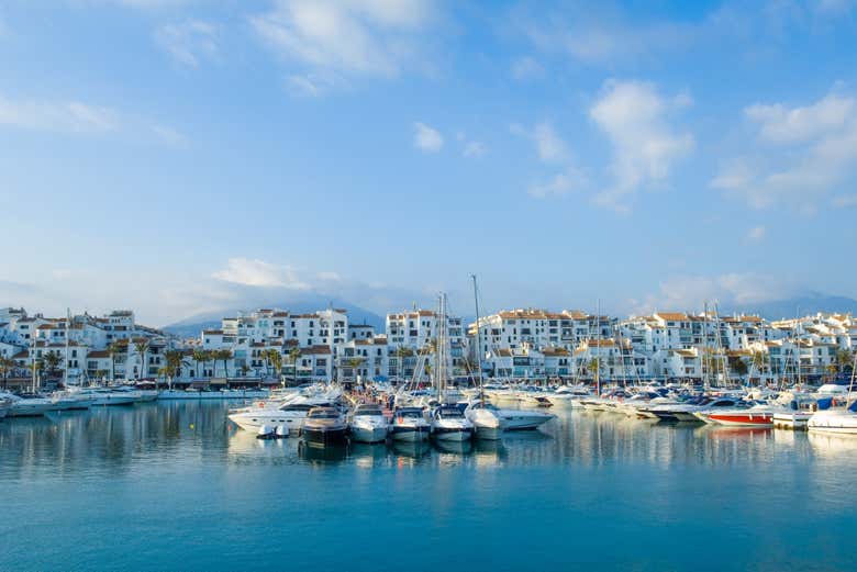 Vue panoramique de Puerto Banús