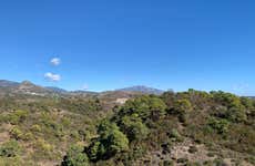 Visite à travers les montagnes de Marbella à vélo électrique