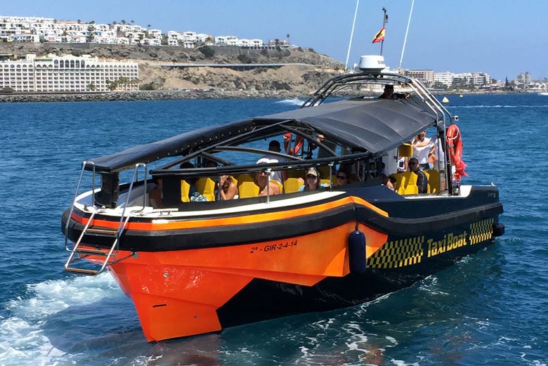 Recorriendo el sur de Gran Canaria en barco