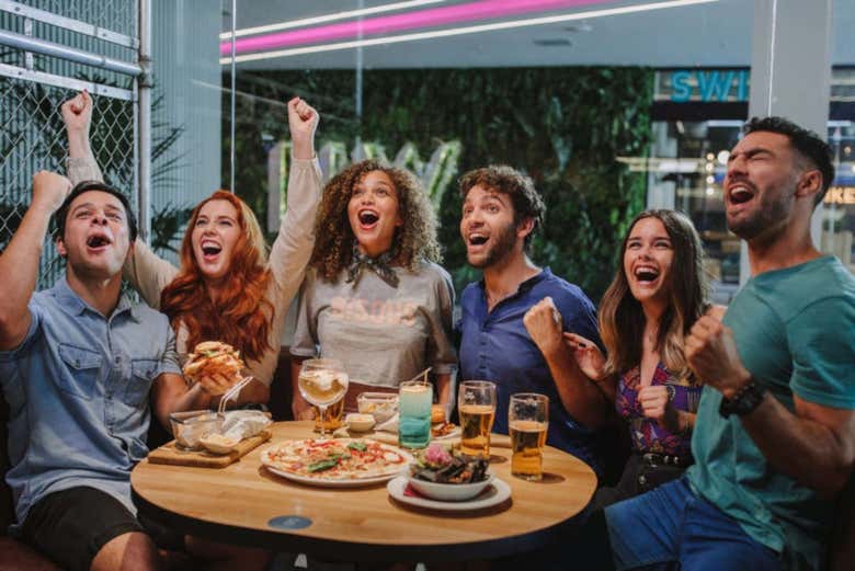Uno de los restaurantes