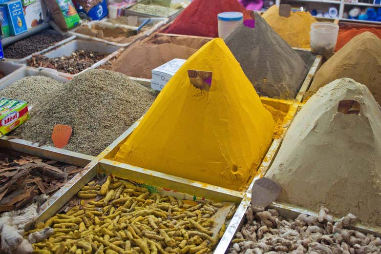 Spices in the souk of Nador