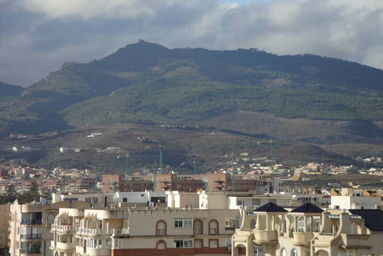 Panoramic view of Mount Gourougou