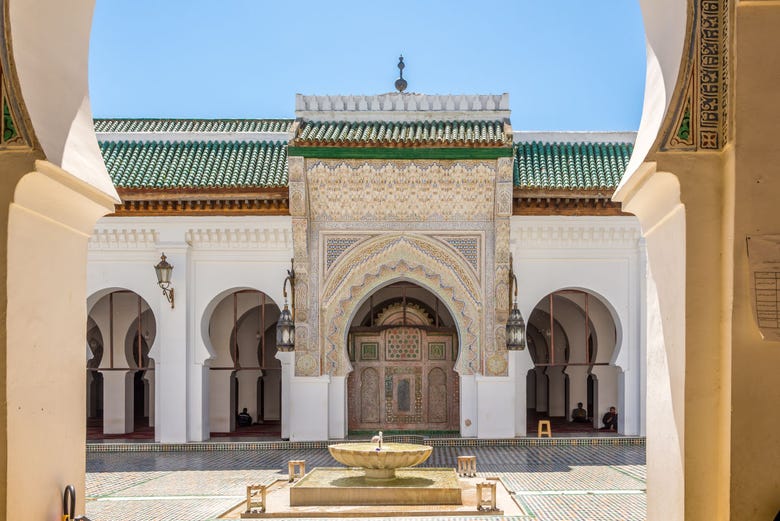 Patio de la Mezquita Al Karaouine