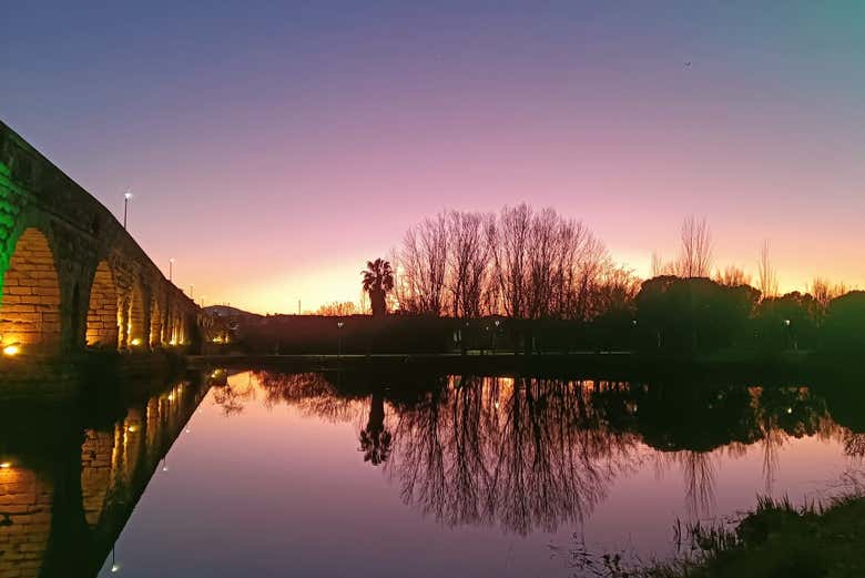 Coucher de soleil sur Mérida