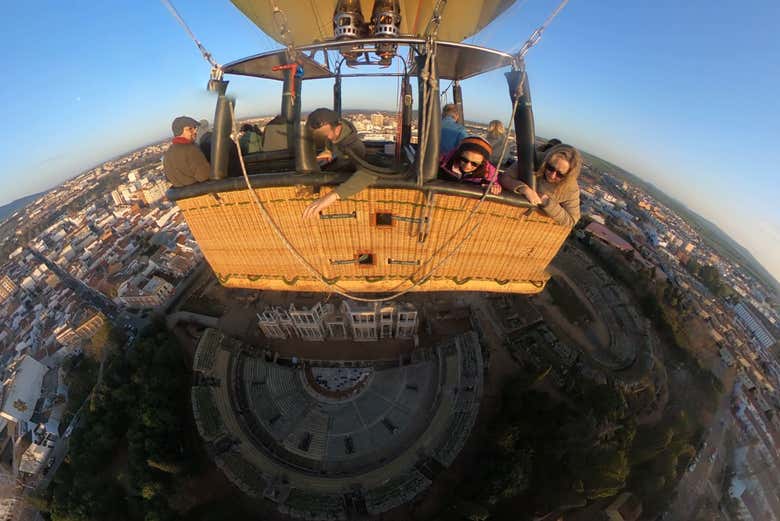Observez Mérida depuis les hauteurs