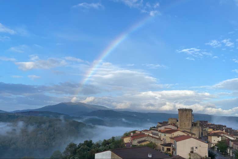 Vistas panorâmicas de Miranda del Castañar