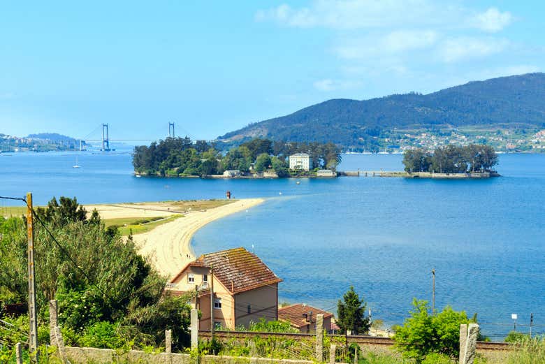 Paisajes de la isla de San Simón