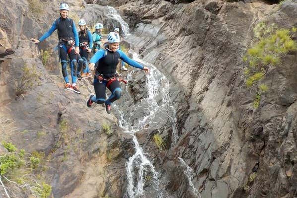 Facendo torrentismo a Gran Canaria