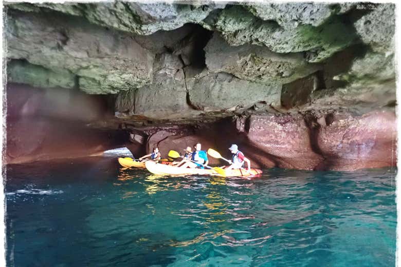 Interior de las Cuevas de Taurito