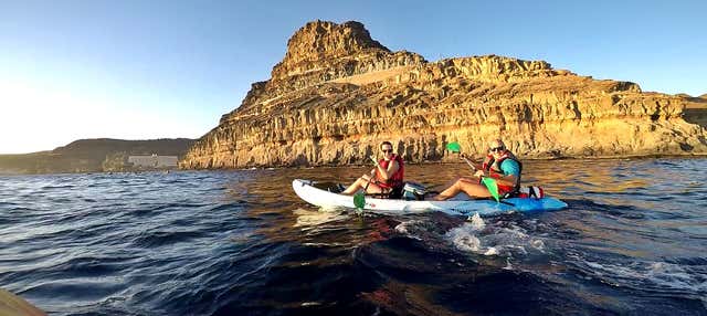 Caiaque e snorkel nas grutas de Taurito