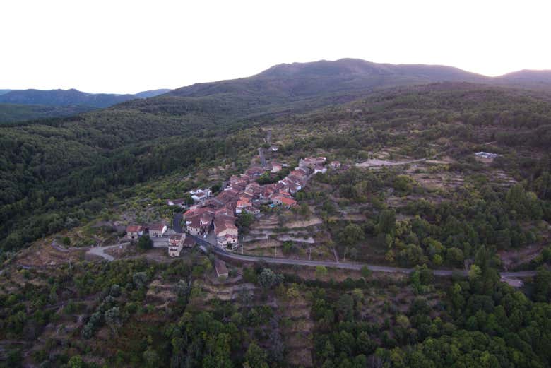 Vistas aéreas de Mogarraz