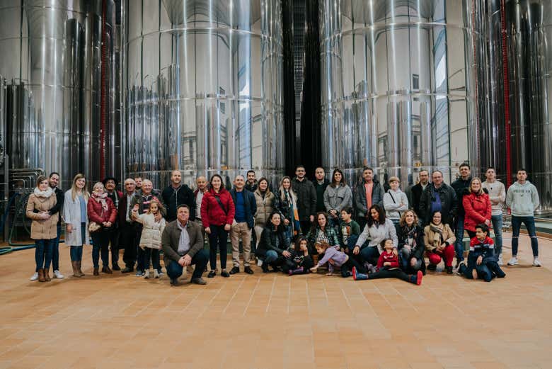 Visitando las instalaciones de la almazara