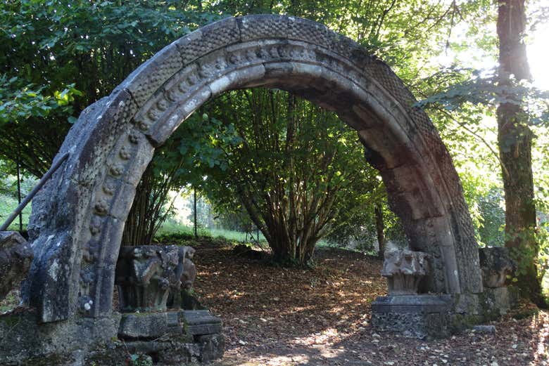 Remains of the historic thermal spa of Mondariz
