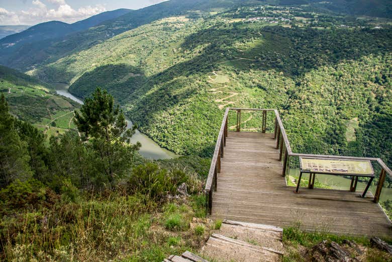 Vistas desde el mirador de A Capela
