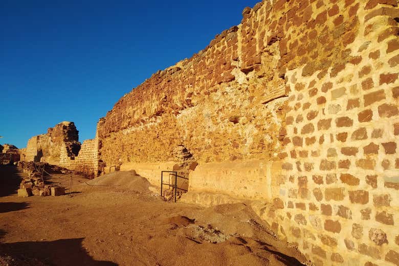 Recorriendo el castillo de la Estrella