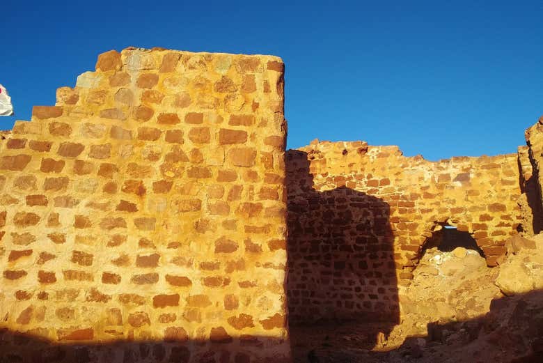 Disfrutando del castillo de Montiel