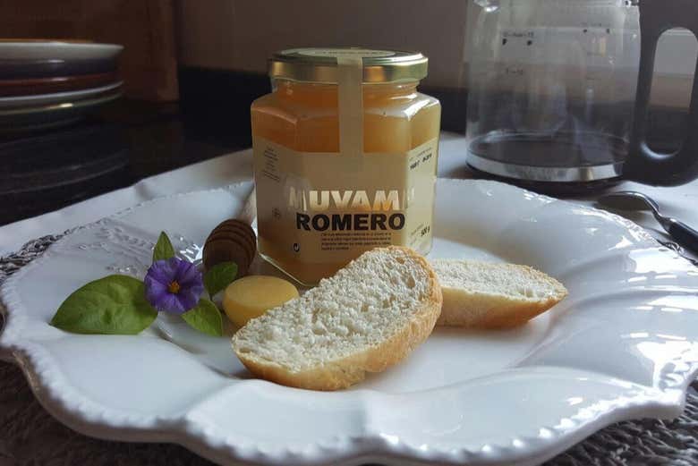 Muestra de miel elaborada en Valencia 