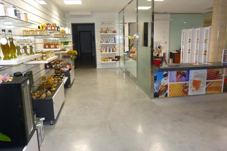 Tienda de productos hechos con miel 