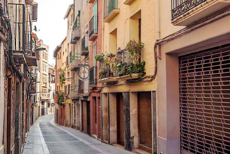 Recorriendo las calles de Monzón