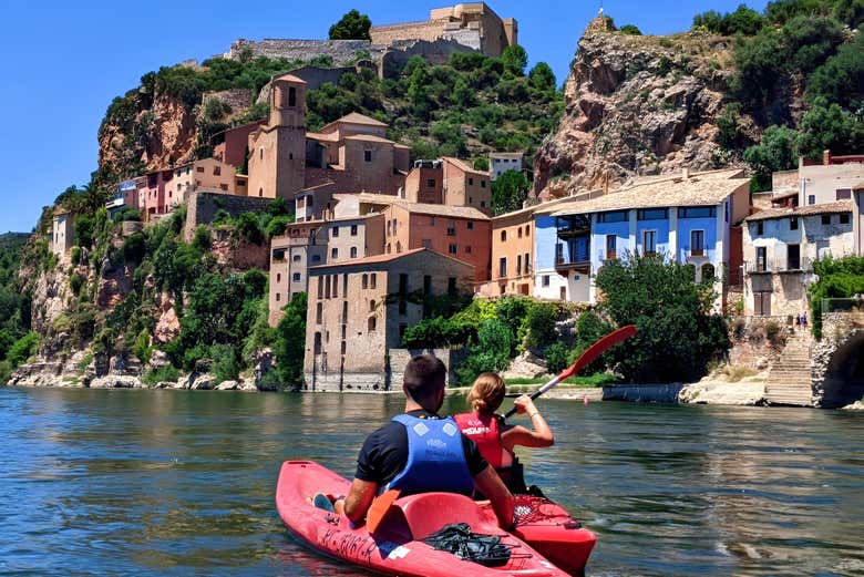 Kayak en el rio Ebro