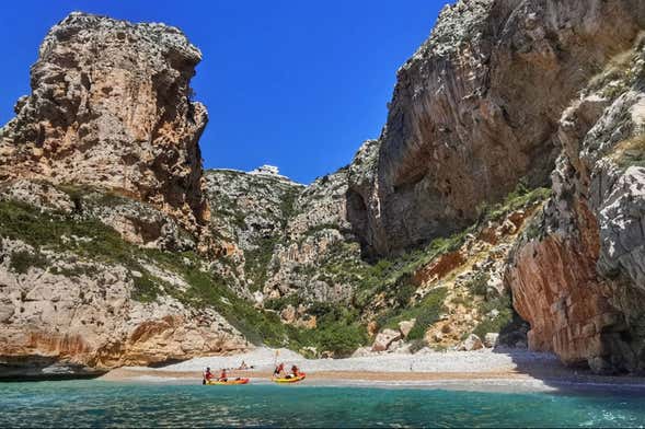 Tour en kayak por la Galera y Cap Blanc