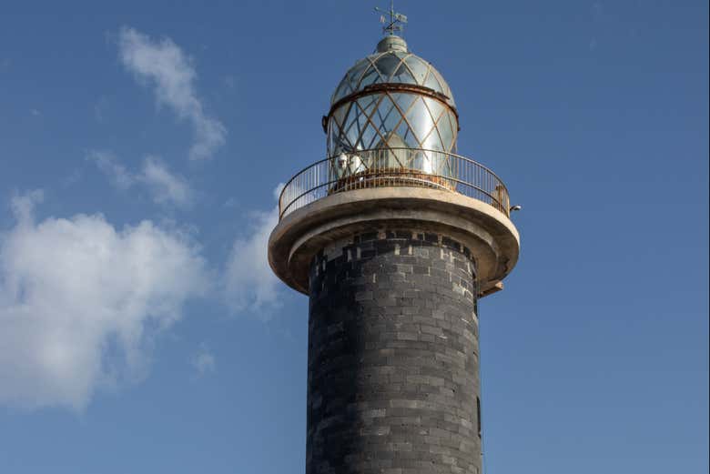 La cima del faro di Punta Jandía