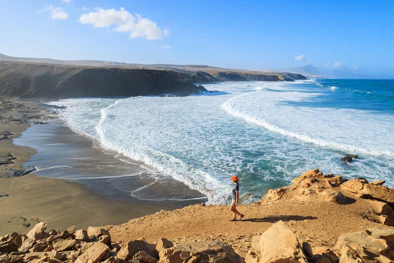 Playa de la Pared, en la costa oeste de Fuerteventura