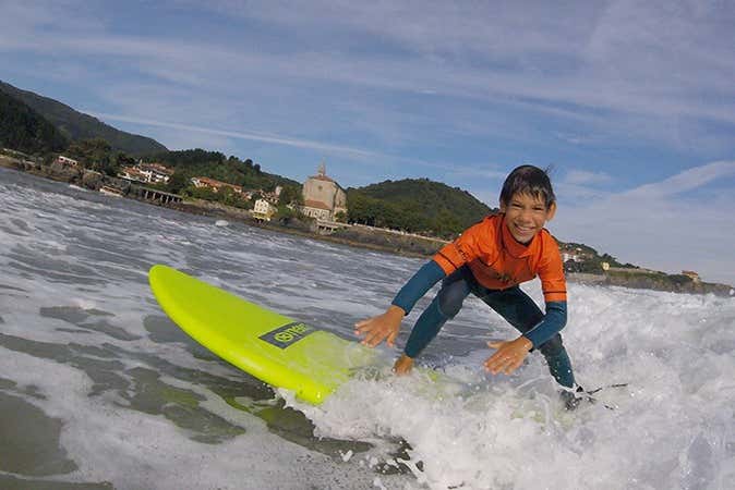 Cours de surf à Mundaka