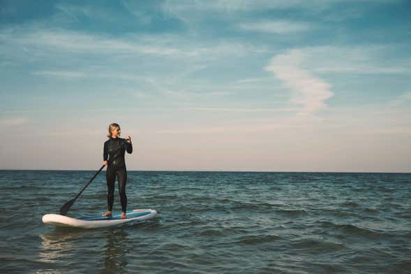 Paddle surf en Mundaka