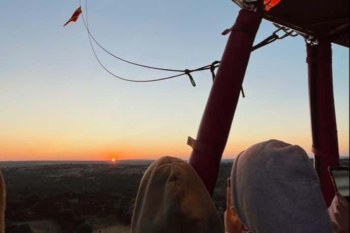 Contemplando o entardecer