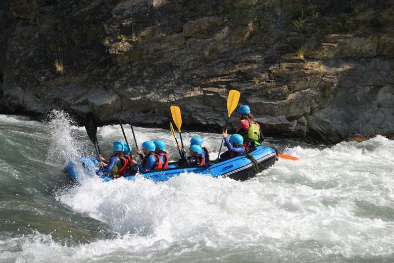 Grupo de rafting