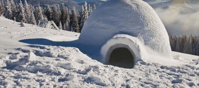 Paseo con raquetas de nieve + Construcción de un iglú
