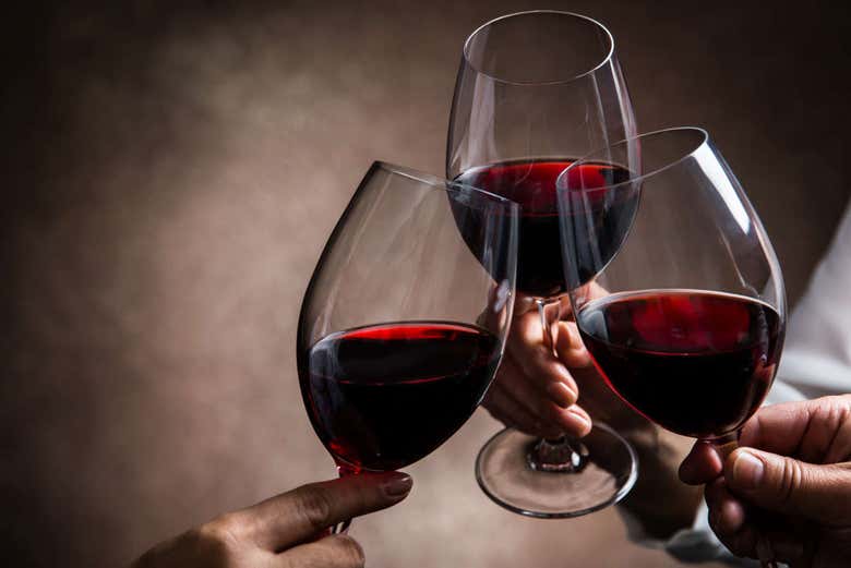 Taças de vinho