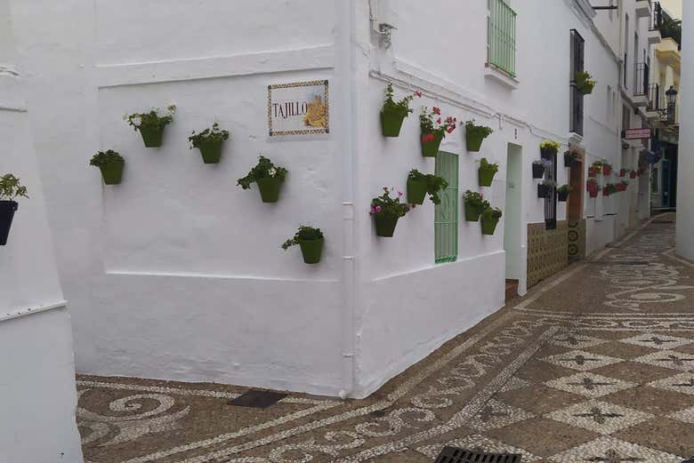 Recorriendo las calles de Nerja