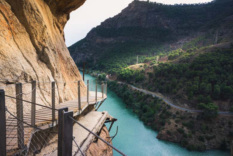 Marche le long du Caminito del Rey