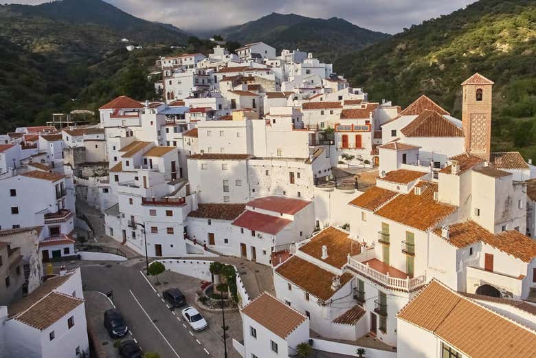 Salares es uno de los pueblos blancos de la Axarquía