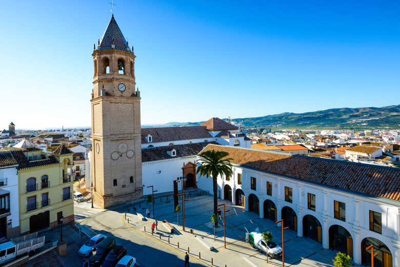 Iglesia de San Juan Bautista, en el centro de Vélez-Málaga