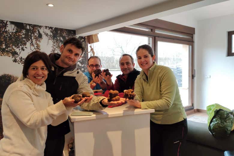 Dégustation des truffes