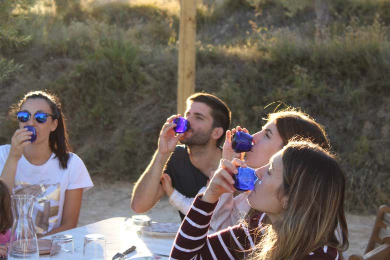 Try artisanal olive oil and authentic regional products