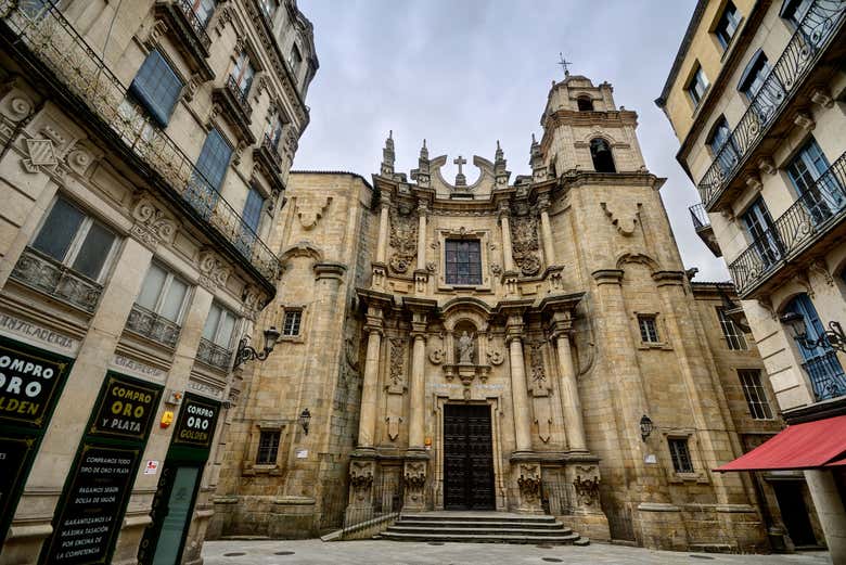 La facciata della chiesa di Santa Eufemia