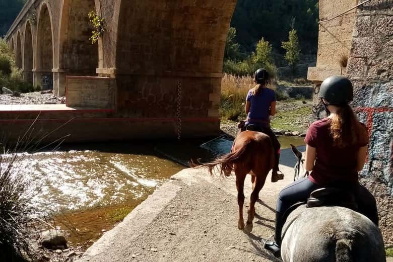Crossing ancient bridges