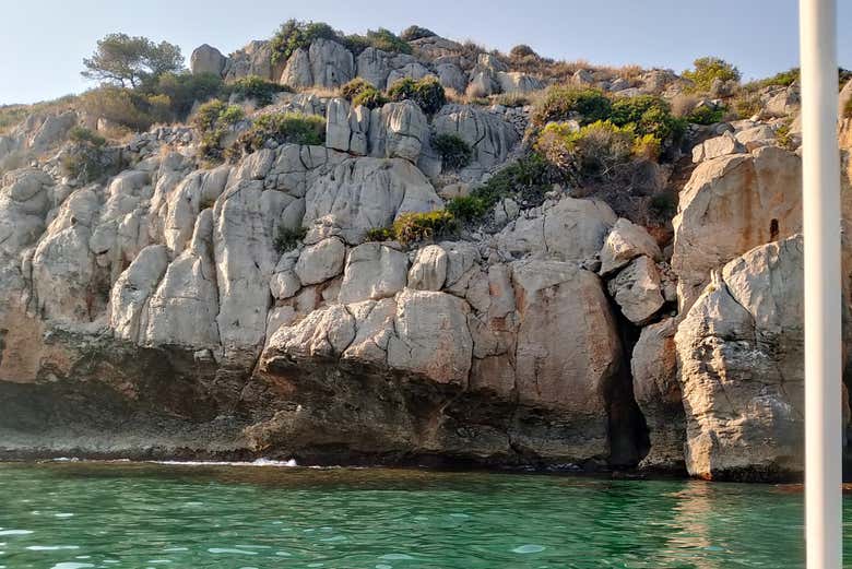 Tendréis unas vistas inolvidables de la costa mediterránea