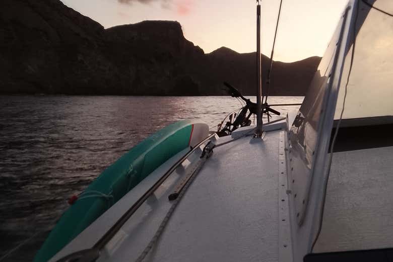 Podréis realizar el paseo al atardecer